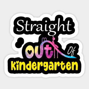 Kids Peace Out Kindergarten Class 2022 T-Shirt - Graduation Last Day of School Sticker